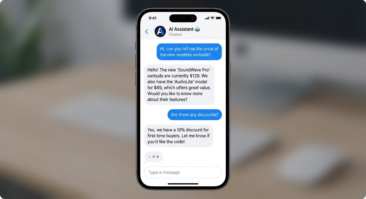 AI-бот в Telegram — пример диалога