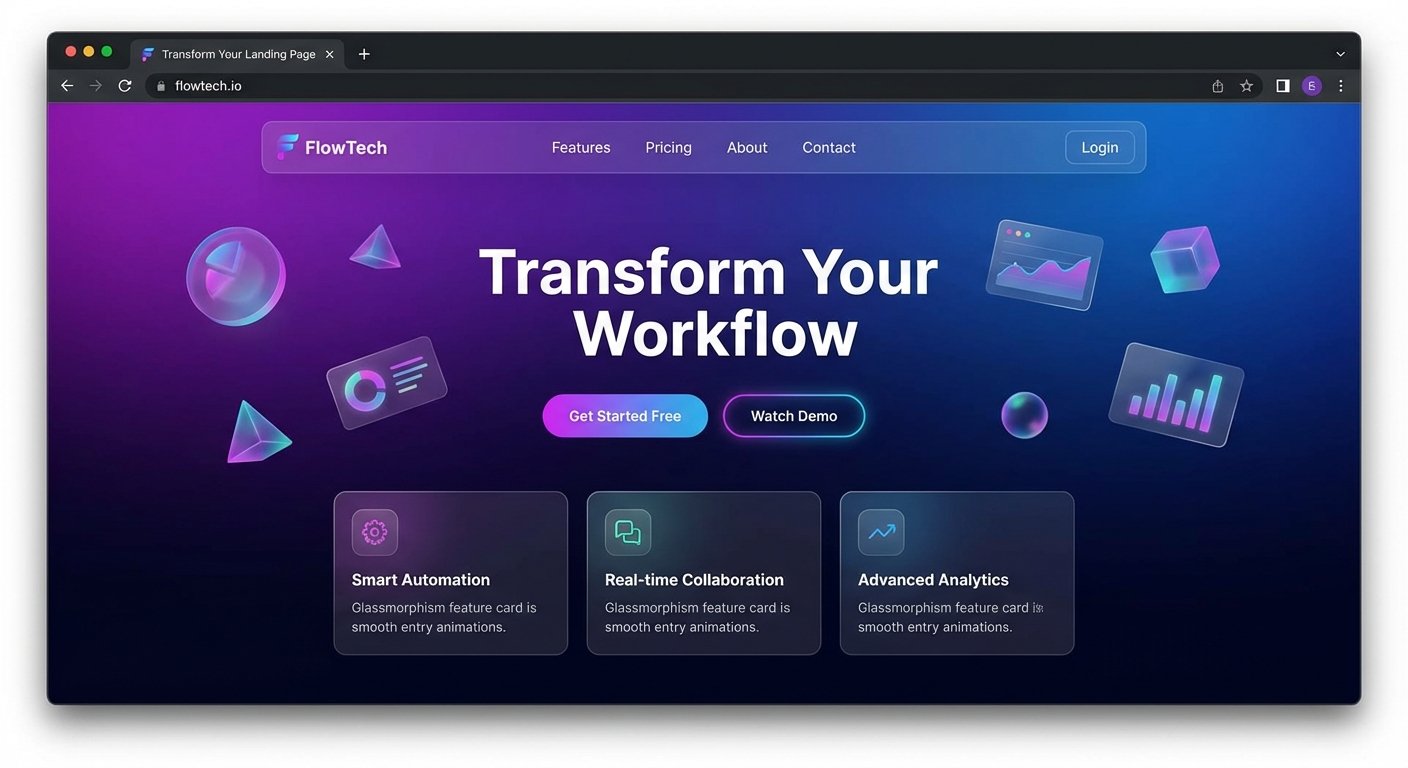 Пример WOW-лендинга для SaaS